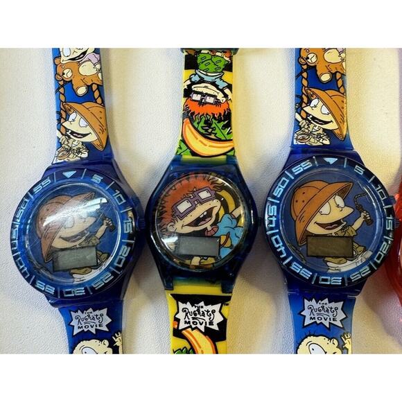 VtgThe Rugrats Movie Collectible Watches Set of‎ 4 Equity 1998 Plus 2 - Untested - Picture 4 of 16